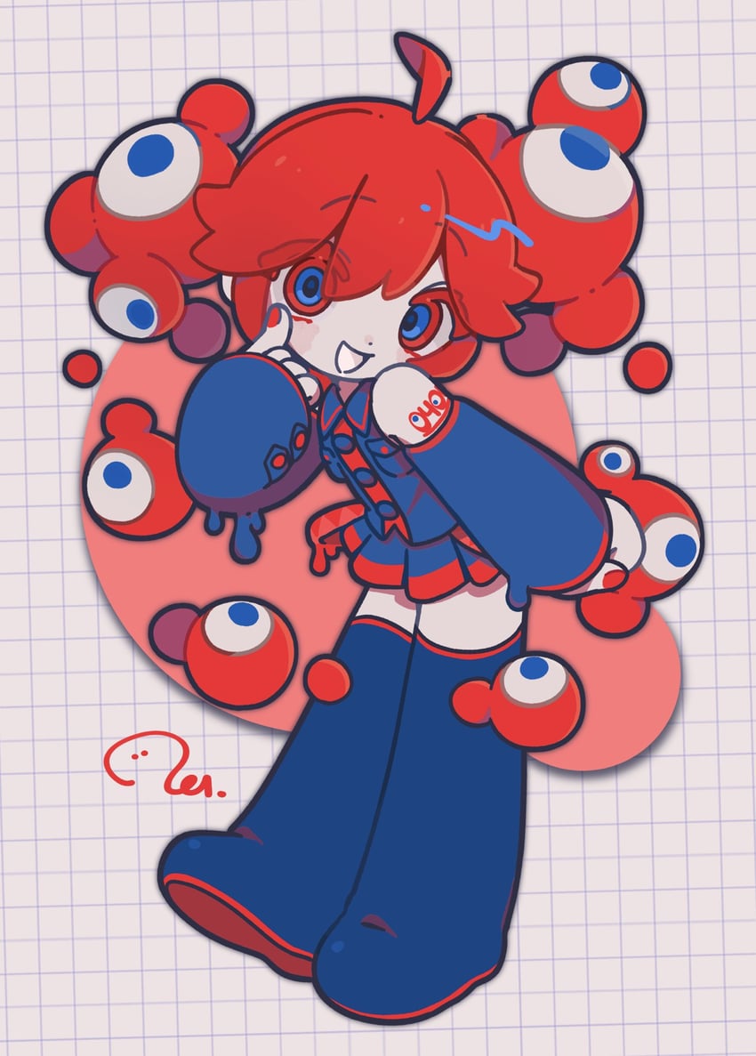 kasane teto and myaku-myaku (utau and 1 more) drawn by 064mn