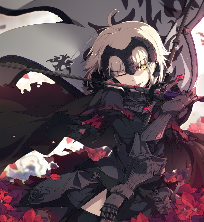 jeanne d'arc alter (fate and 1 more) drawn by ogipote