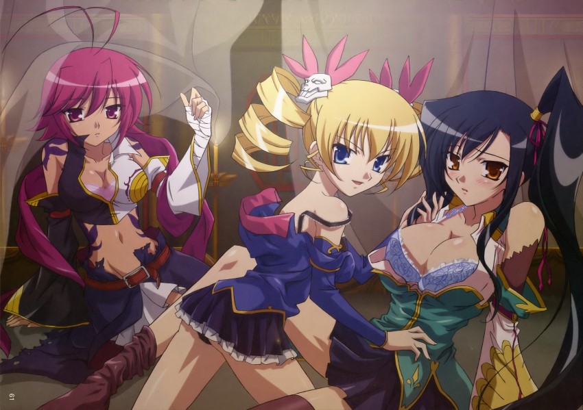 kan'u, sousou, and ryofu (koihime musou) drawn by hiratsuka_tomoya