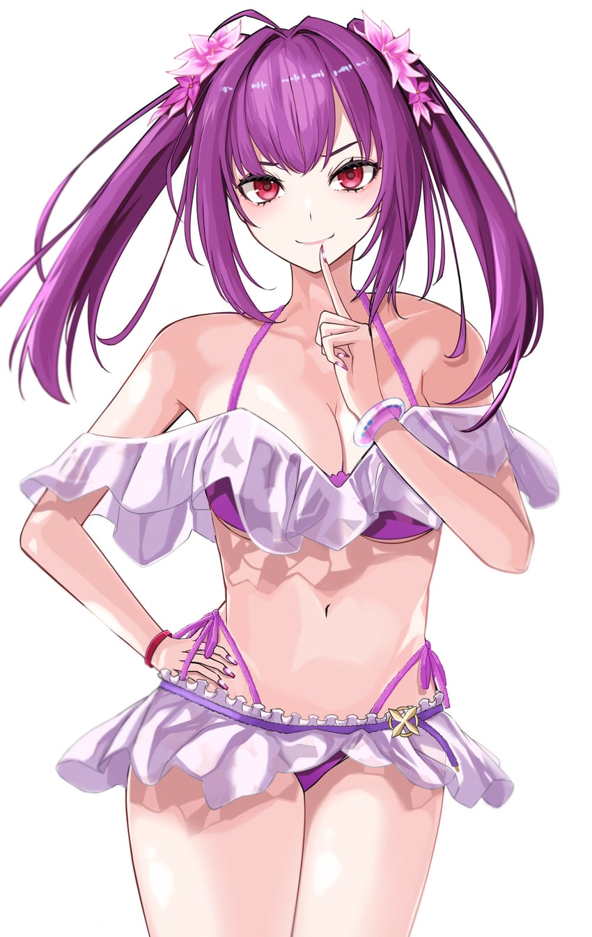 scathach and scathach skadi (fate and 1 more) drawn by nigori_(keydoor)