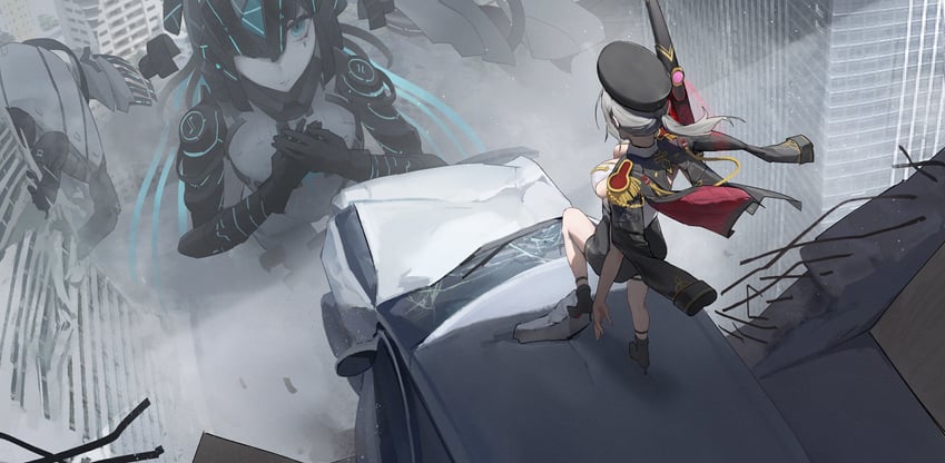 nerida - styx envoy and ymir (snowbreak: containment zone) drawn by 20cnanmin