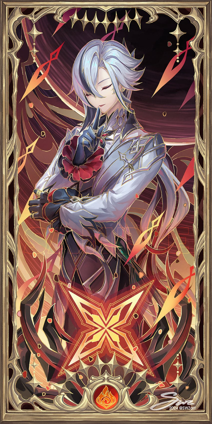 arlecchino (genshin impact) drawn by kanmai_x_sou