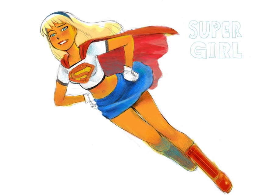 supergirl (dc comics and 3 more) drawn by ramb_chop