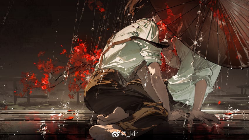 tamamori and minakami (koshotengai no hashihime) drawn by moruki
