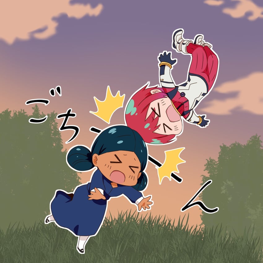 amate yuzuriha and lalah sune (gundam and 1 more) drawn by ryokasaka