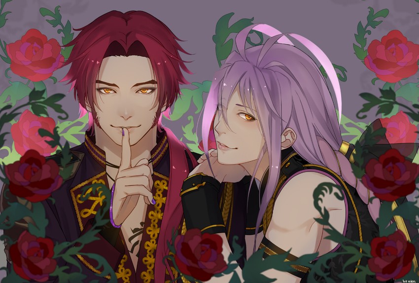 tonbokiri and sengo muramasa (touken ranbu and 1 more) drawn by samurai10932