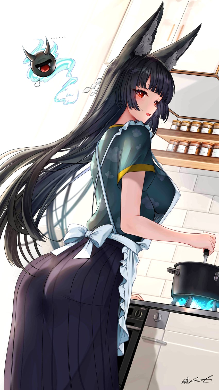 hoshimi miyabi and tailless (zenless zone zero) drawn by gxws
