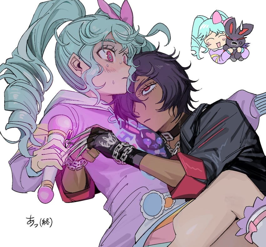 katasumi amari and mario (pretty series and 2 more) drawn by yumei_(jigoku101)