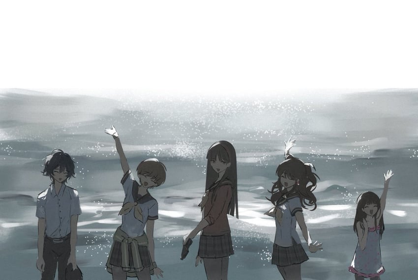 shirogane naoto, satonaka chie, kujikawa rise, amagi yukiko, and doujima nanako (persona and 2 more) drawn by k1kiwa