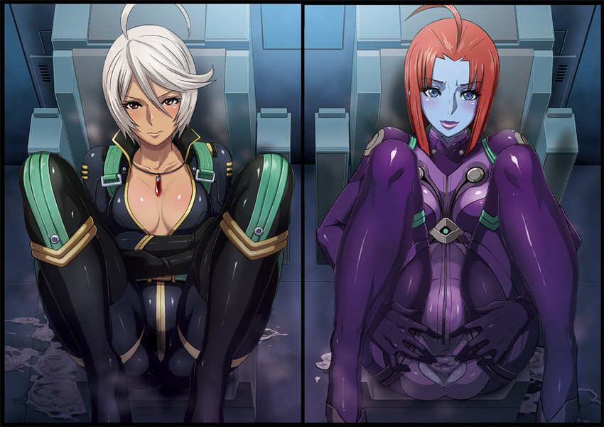 yamamoto akira and melda deitz (uchuu senkan yamato and 1 more) drawn by butcha-u
