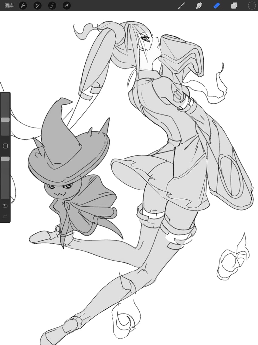 hatsune miku, mismagius, and ghost miku (pokemon and 2 more) drawn by kumatangent