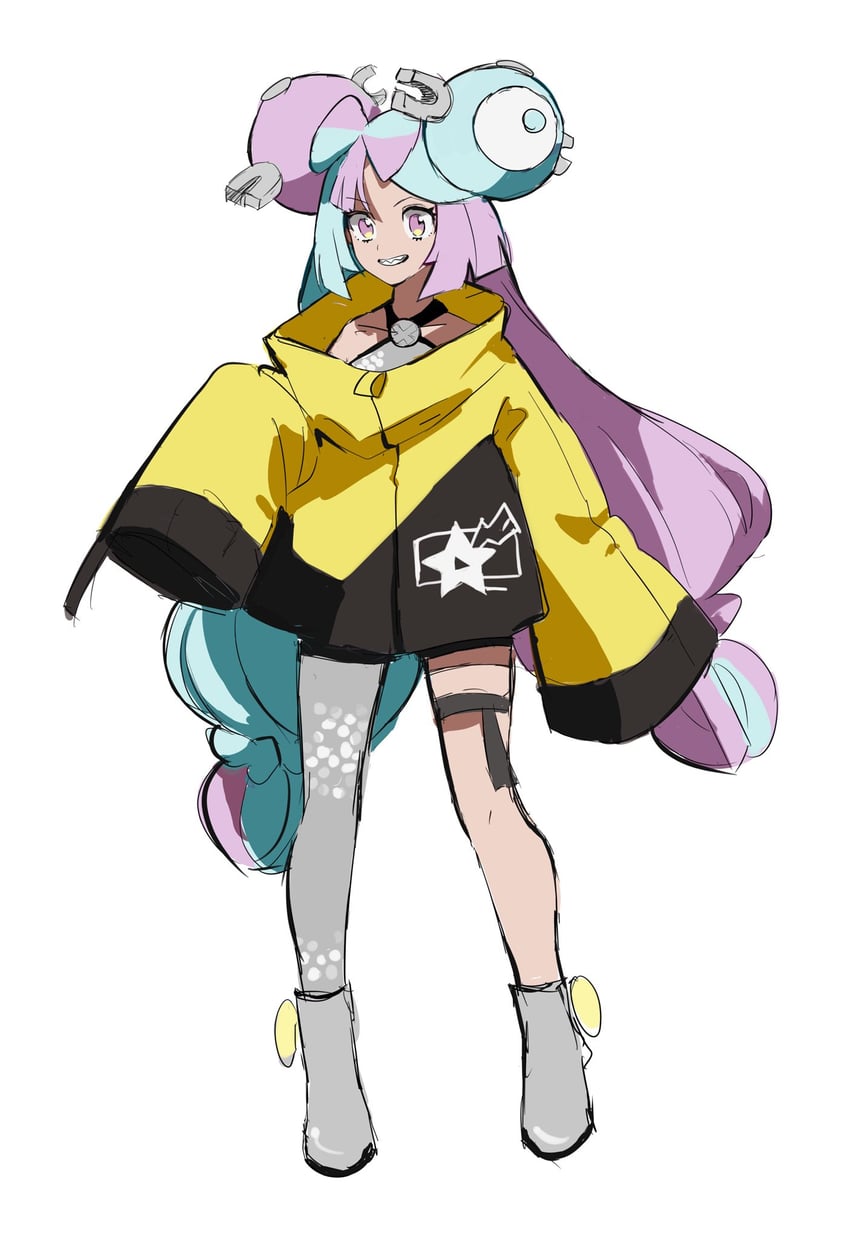 iono (pokemon and 1 more) drawn by shichibee_(stm_mimi)