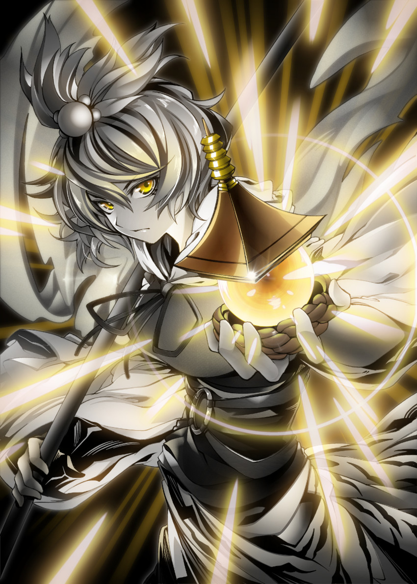 toramaru shou (touhou) drawn by arikanrobo