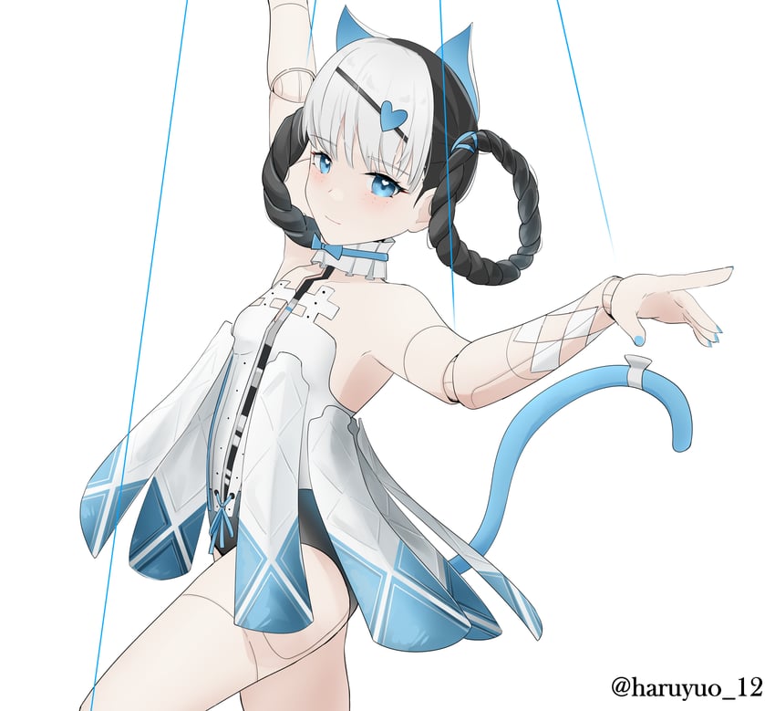 bambinata and bambinata: vitrum (punishing: gray raven) drawn by aurilia_(user_8748)