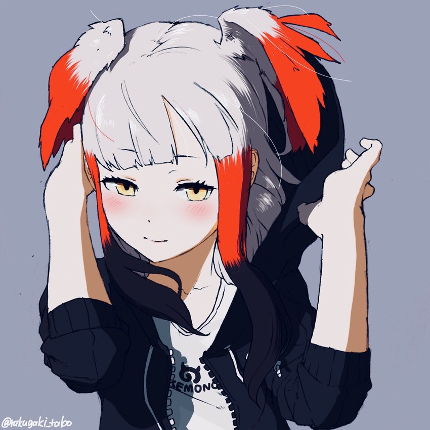 japanese crested ibis (kemono friends) drawn by turbo_engine_(rakugaki_tabo)