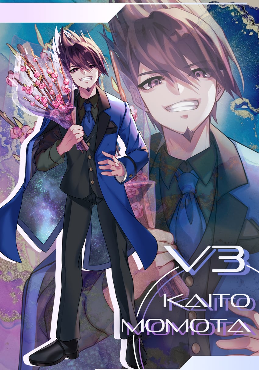 momota kaito (danganronpa and 1 more) drawn by nota_sayaka