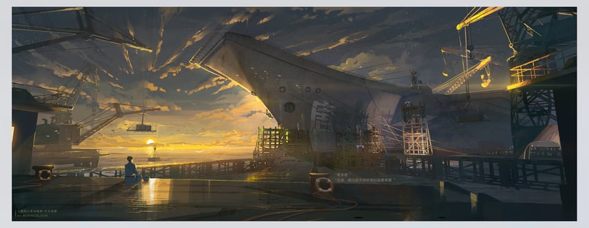 zhang beihai (remembrance of earth's past) drawn by morncolour