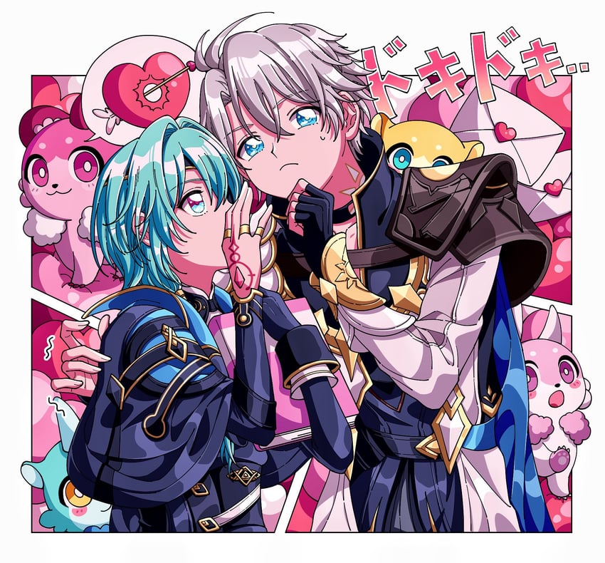 phainon and anaxa (honkai and 1 more) drawn by secretmirage