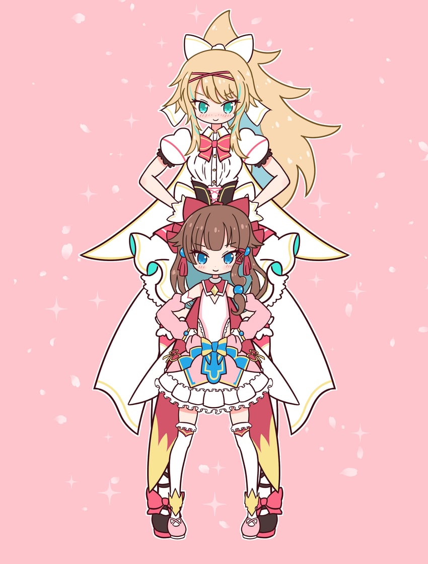 teppougiri kanemitsu and kunohe rai kuniyuki (tenka hyakken) drawn by tiger2henschel