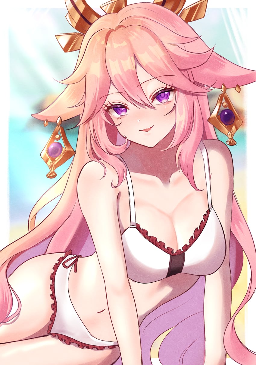 yae miko (genshin impact) drawn by ni_kumo_tsuku_ni