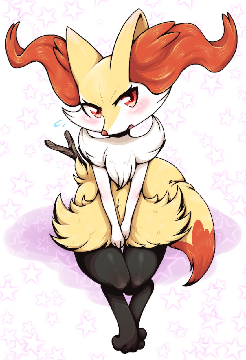 braixen (pokemon) drawn by negoya