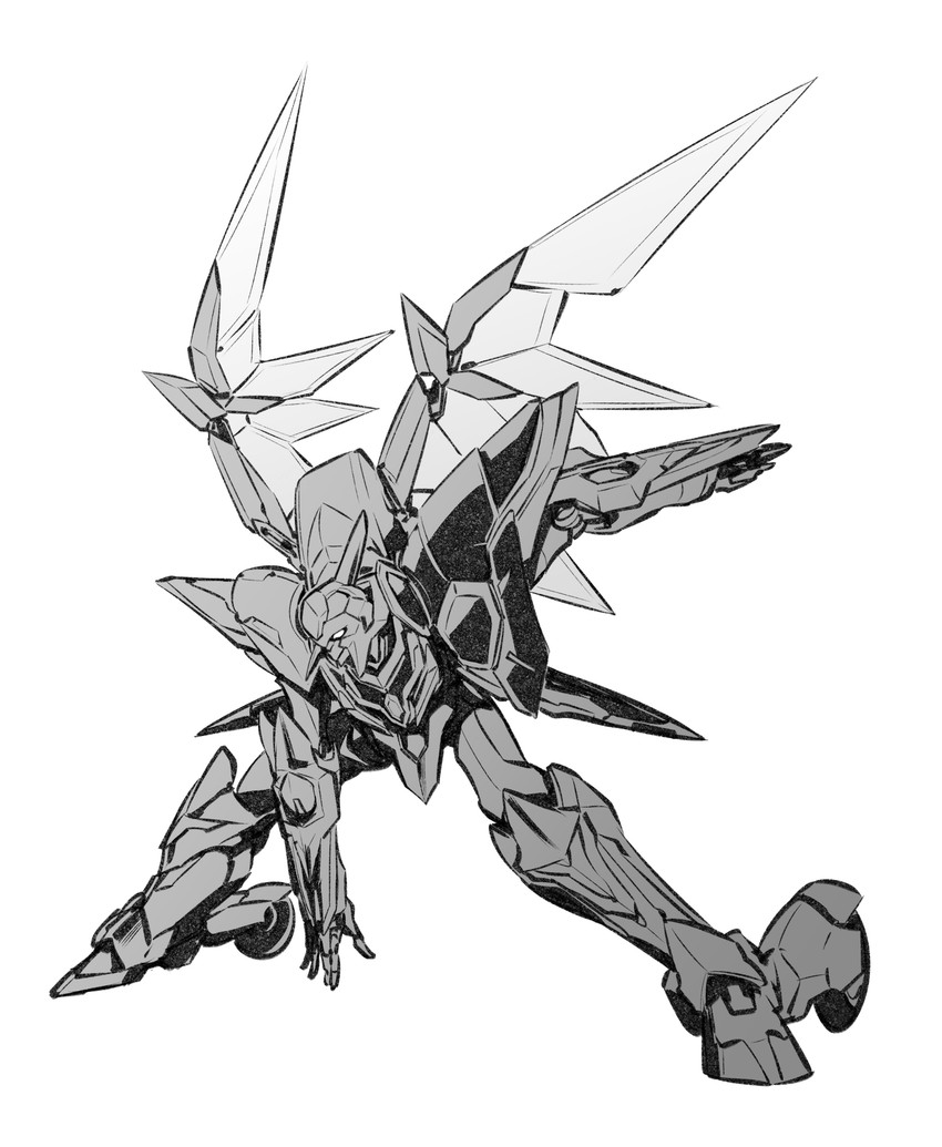 lancelot and lancelot sin (code geass and 1 more) drawn by kato_takuji