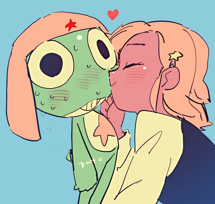 keroro and angol mois (keroro gunsou) drawn by ice_nomu