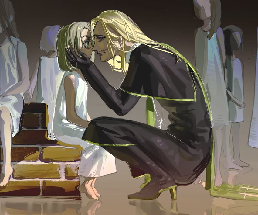 theta and tserriednich hui guo rou (hunter x hunter) drawn by maqimaqi0113