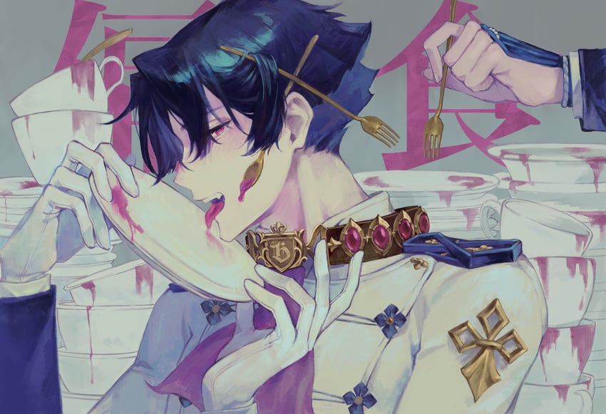 ryunosuke naruhodo and kazuma asogi (ace attorney and 1 more) drawn by dong_98