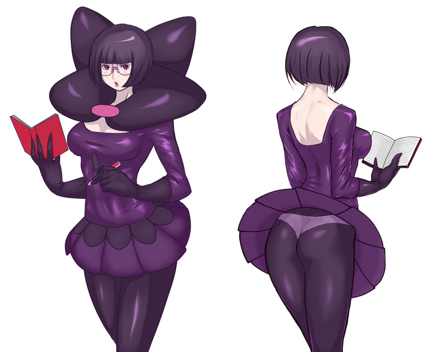 shauntal (pokemon and 1 more) drawn by uya_(yurukah)
