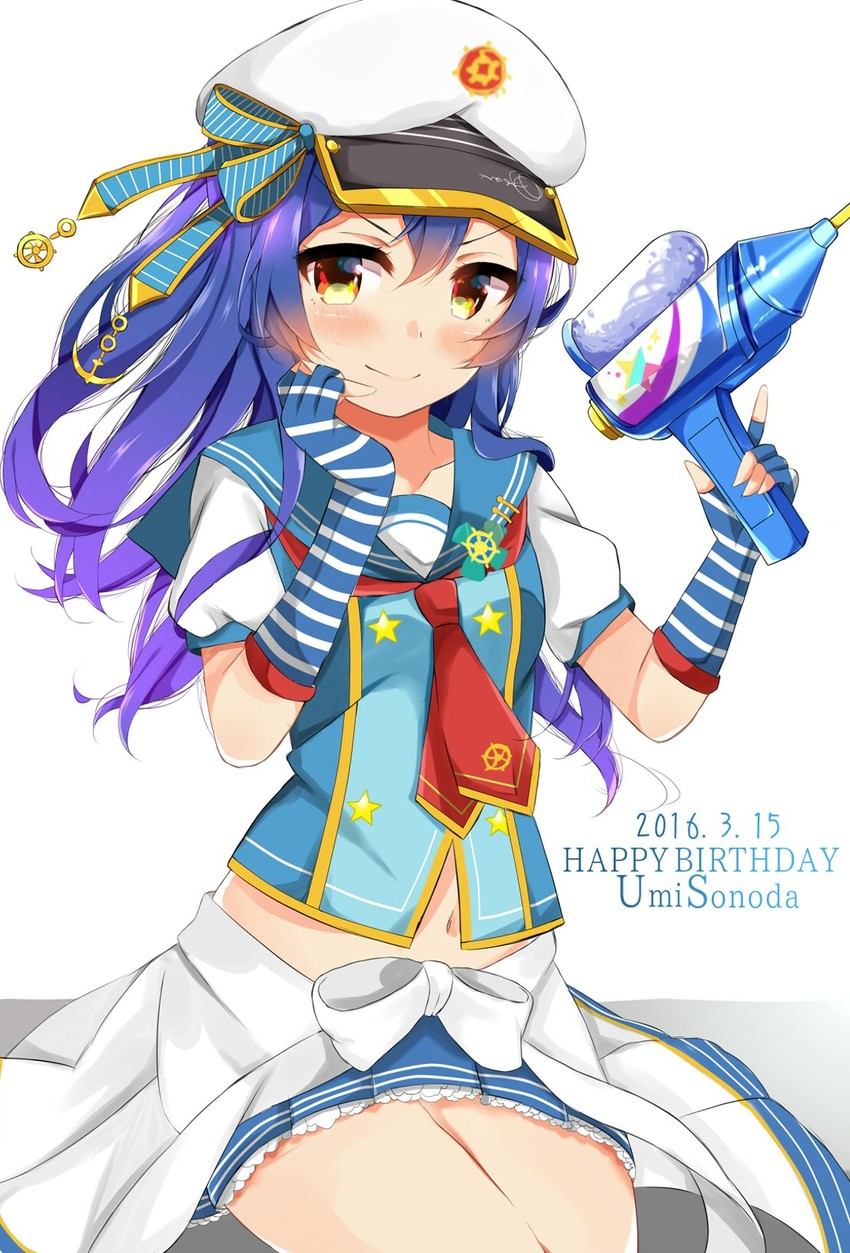 sonoda umi (love live! and 2 more) drawn by dorisu2