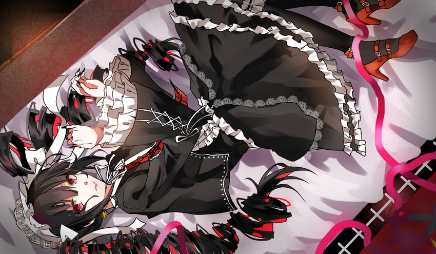 celestia ludenberg (danganronpa and 1 more) drawn by zgxuke