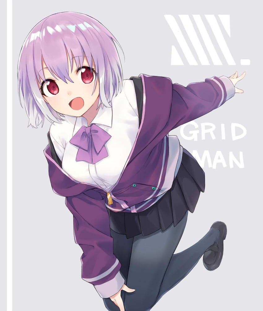 shinjou akane (gridman universe and 1 more) drawn by nifu