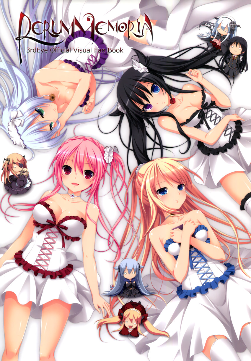 vivi alhazerd, shinomori rinon, ichinose yua, kujou mitsuki, irina e tolstaya, and 2 more (shinigami no testament and 2 more) drawn by makita_maki