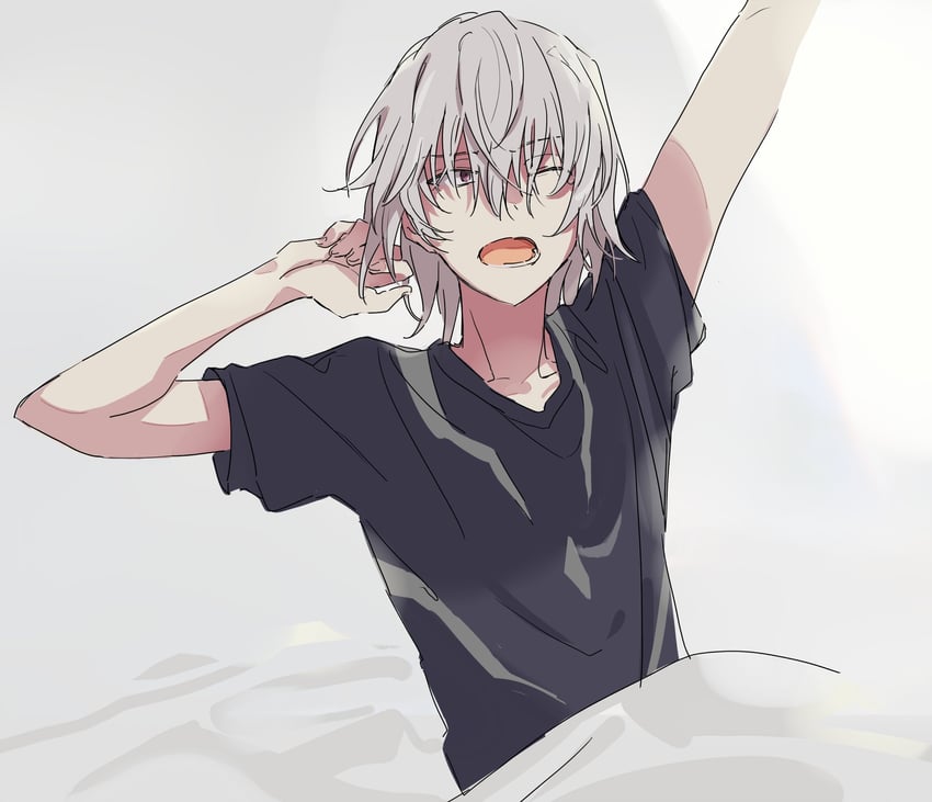 accelerator (toaru majutsu no index and 1 more) drawn by anninn_do_fu