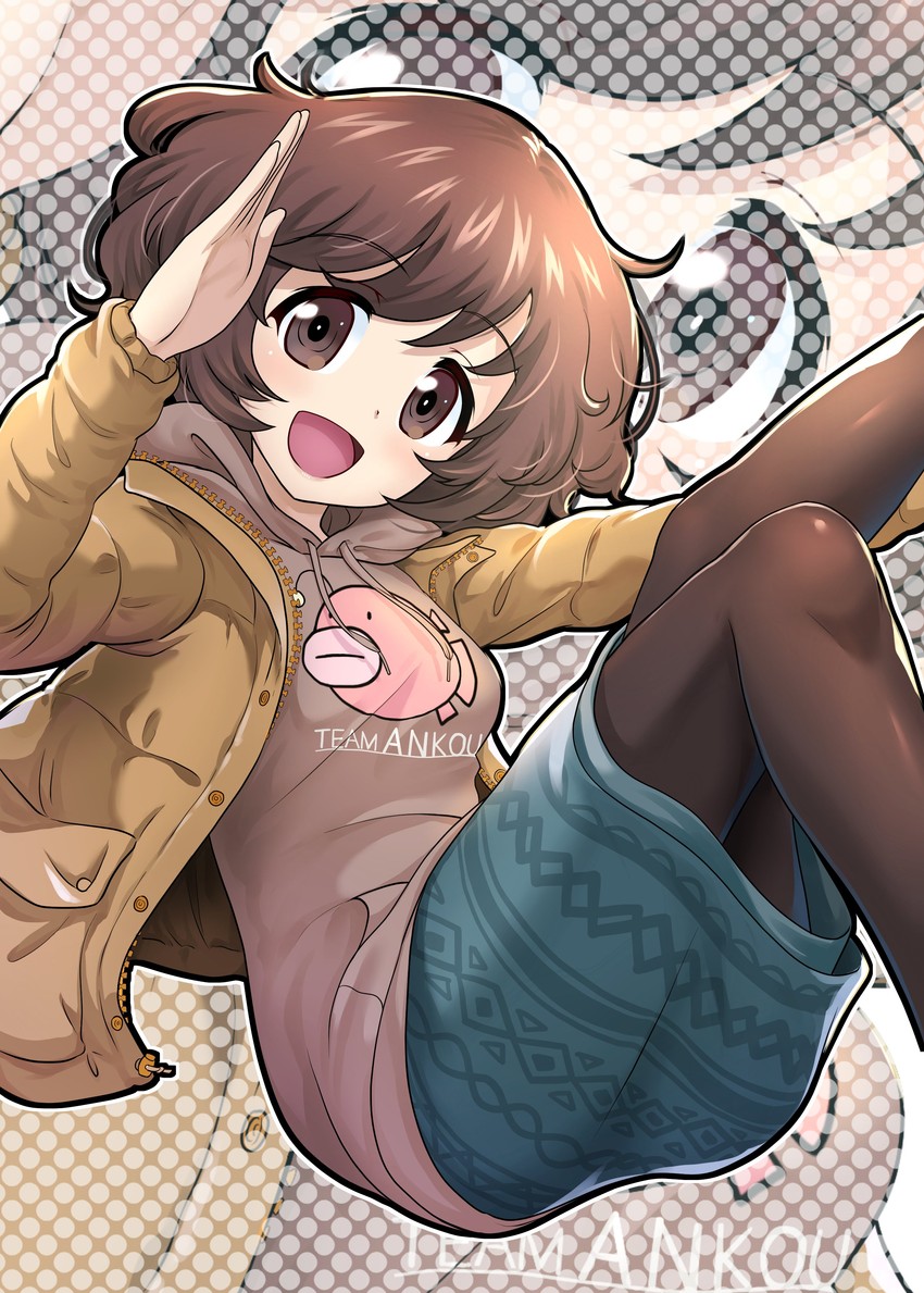 akiyama yukari (girls und panzer) drawn by shiina_excel