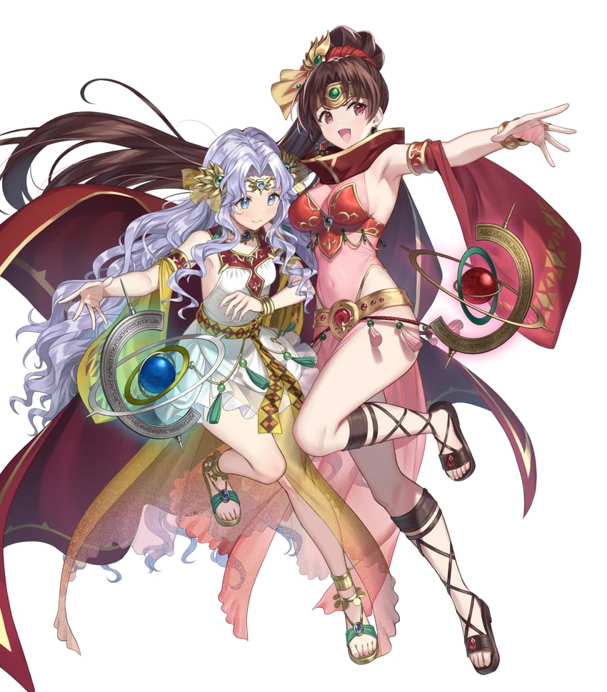 linde and sara (fire emblem and 3 more) drawn by kousei_horiguchi