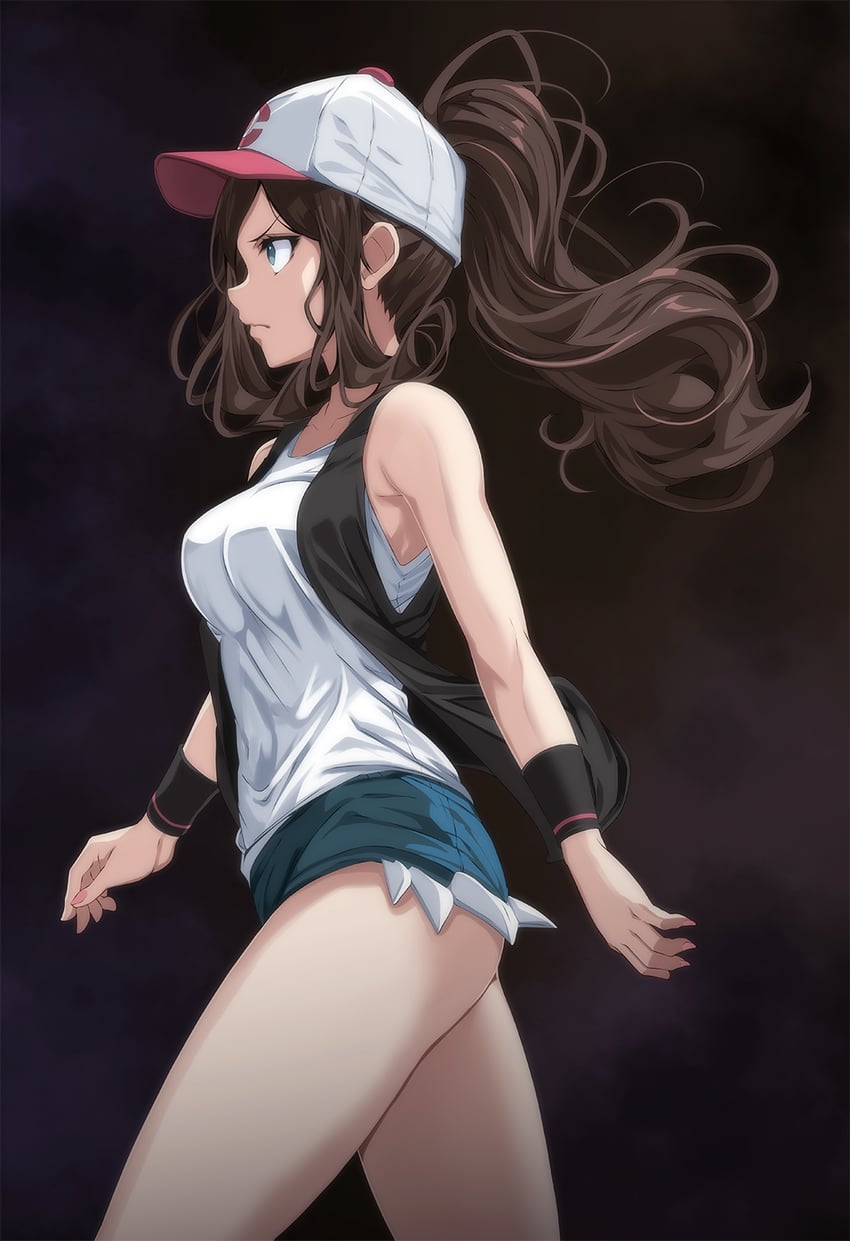 hilda (pokemon and 1 more) drawn by tsukishiro_saika
