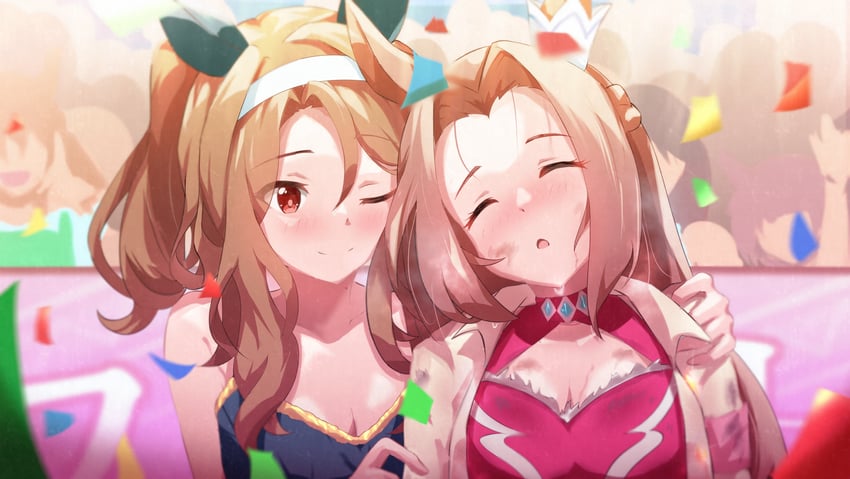 kawakami princess and king halo (umamusume) drawn by sanami_(sanami_t_38)