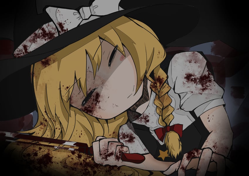 kirisame marisa and suzu (touhou and 1 more) drawn by chikiji_(chickchickjo)