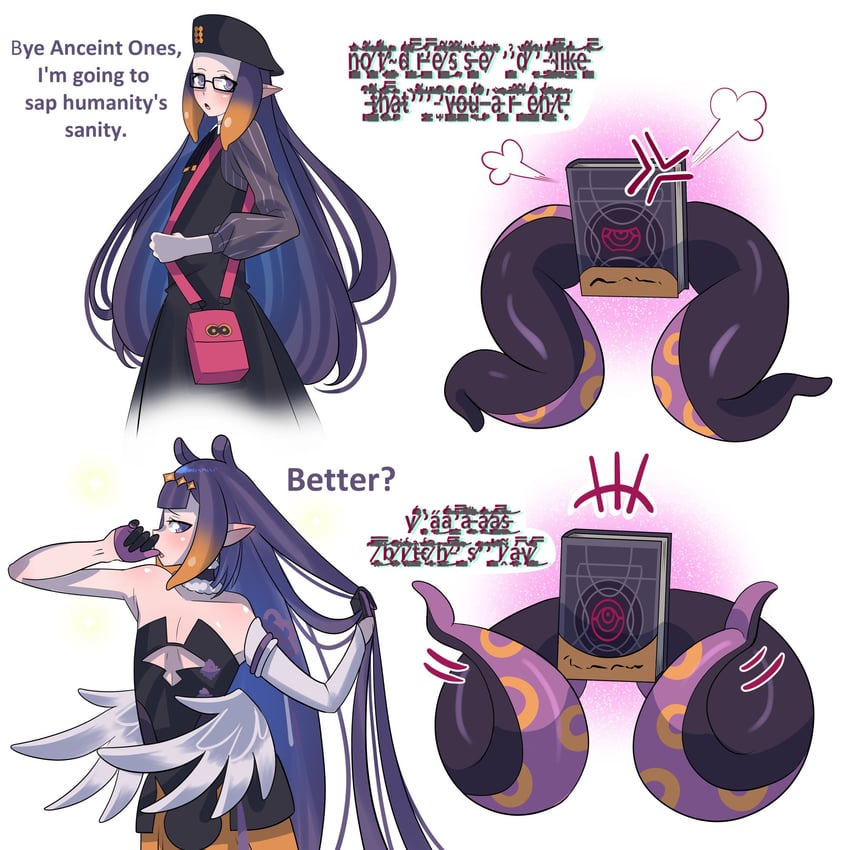 ninomae ina'nis and ao-chan (hololive and 1 more) drawn by athies
