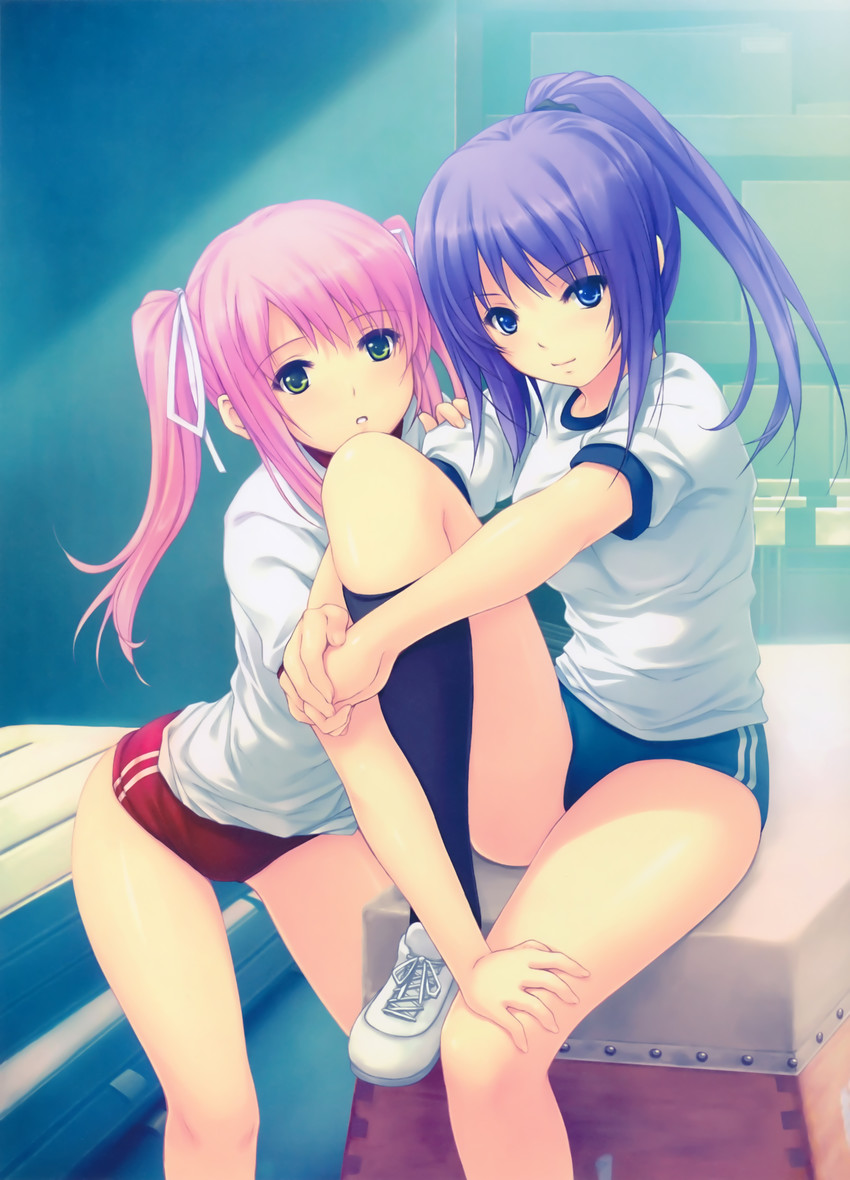 asagiri luna and narikawa saki (marble bloomers) drawn by coffee-kizoku