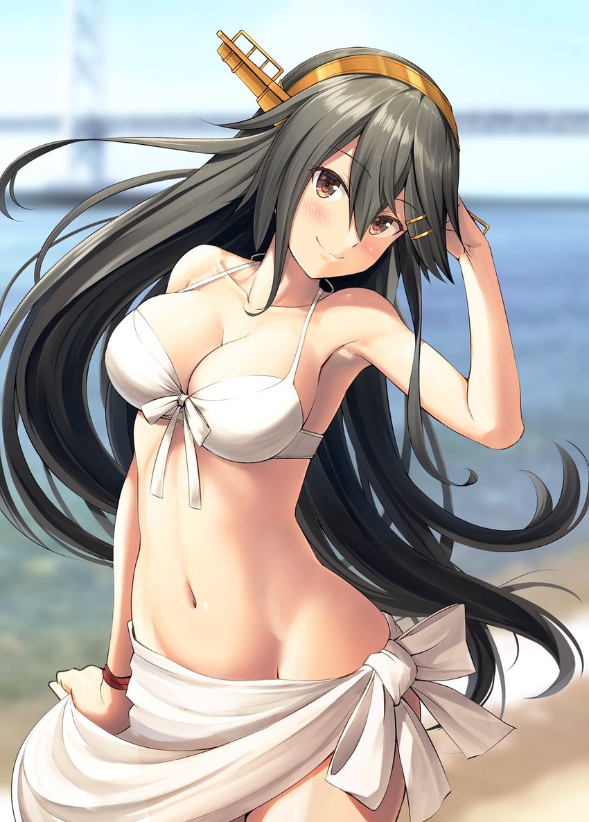 haruna kai ni and haruna (kantai collection) drawn by ichikawa_feesu