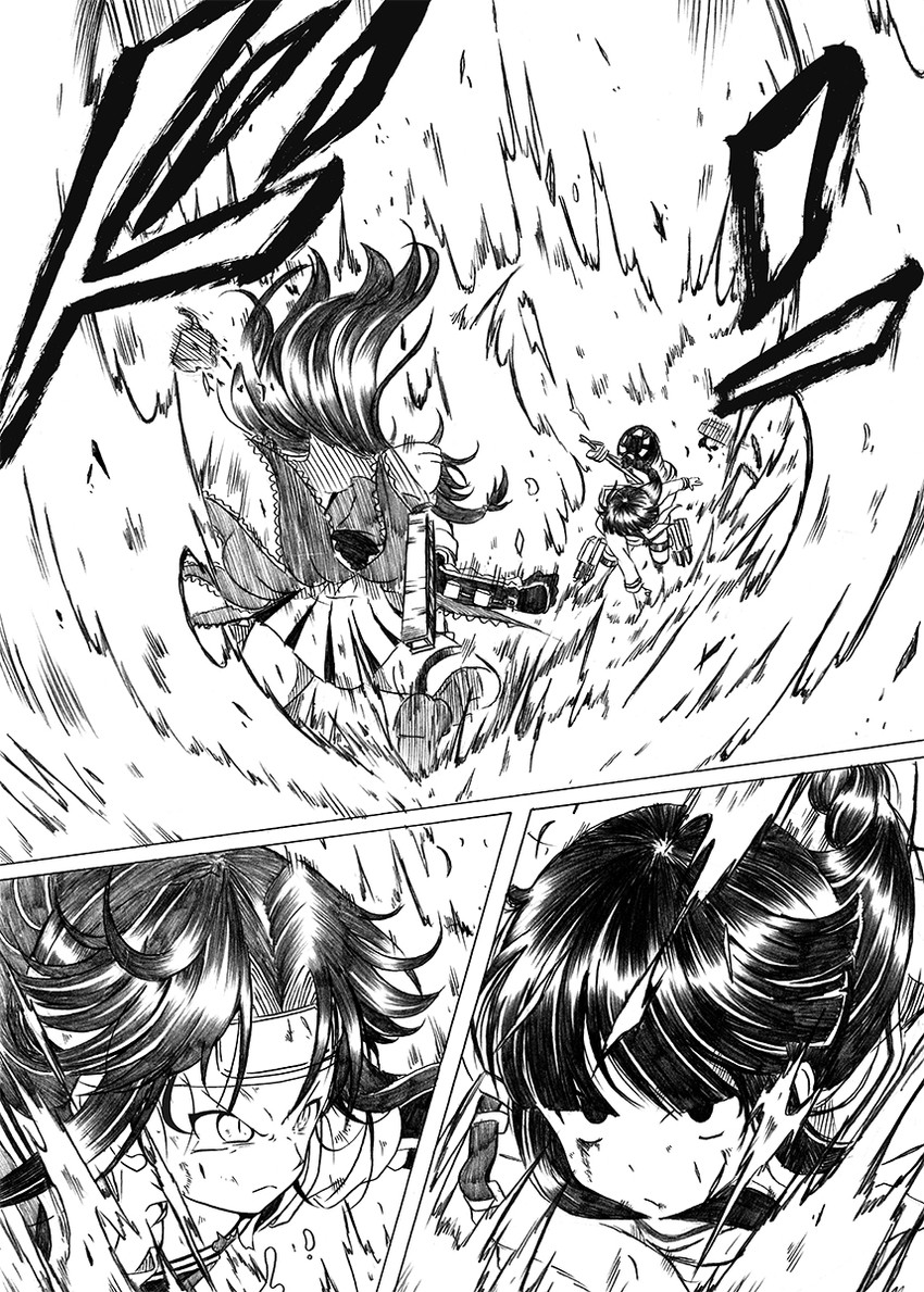 kitakami, jintsuu, jintsuu kai ni, and kitakami kai ni (kantai collection) drawn by shino_(ponjiyuusu)