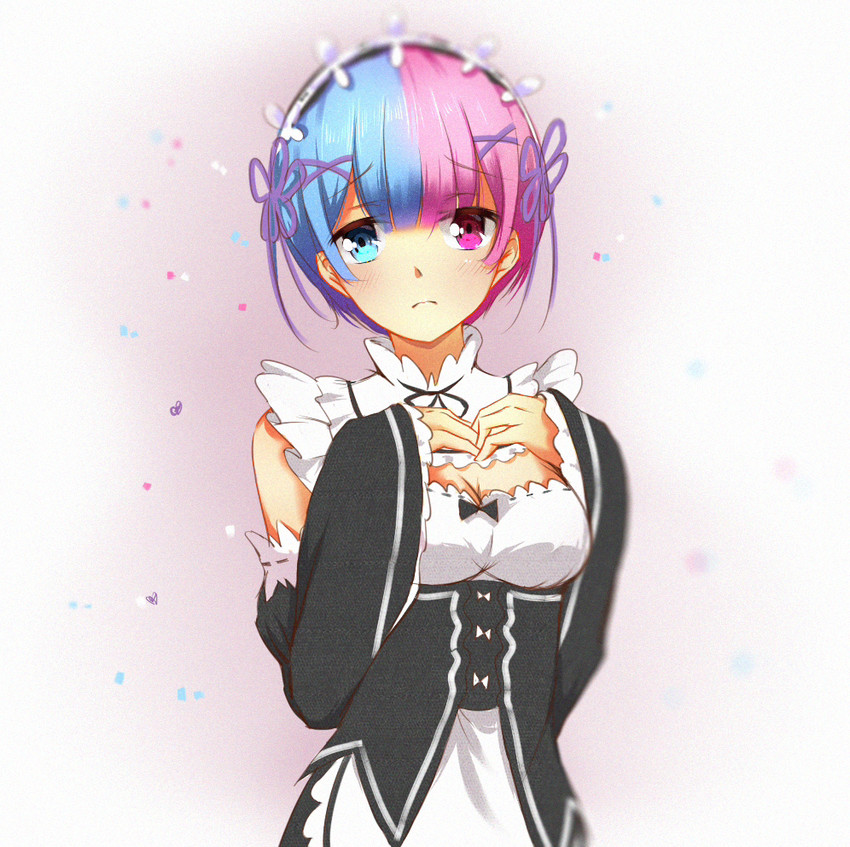 rem and ram (re:zero kara hajimeru isekai seikatsu) drawn by qingchen_(694757286)