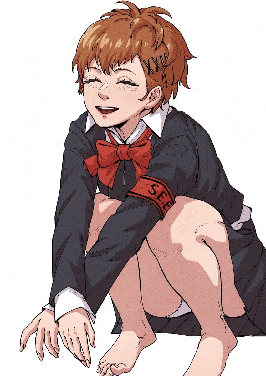 shiomi kotone (persona and 1 more) drawn by chuckuddin