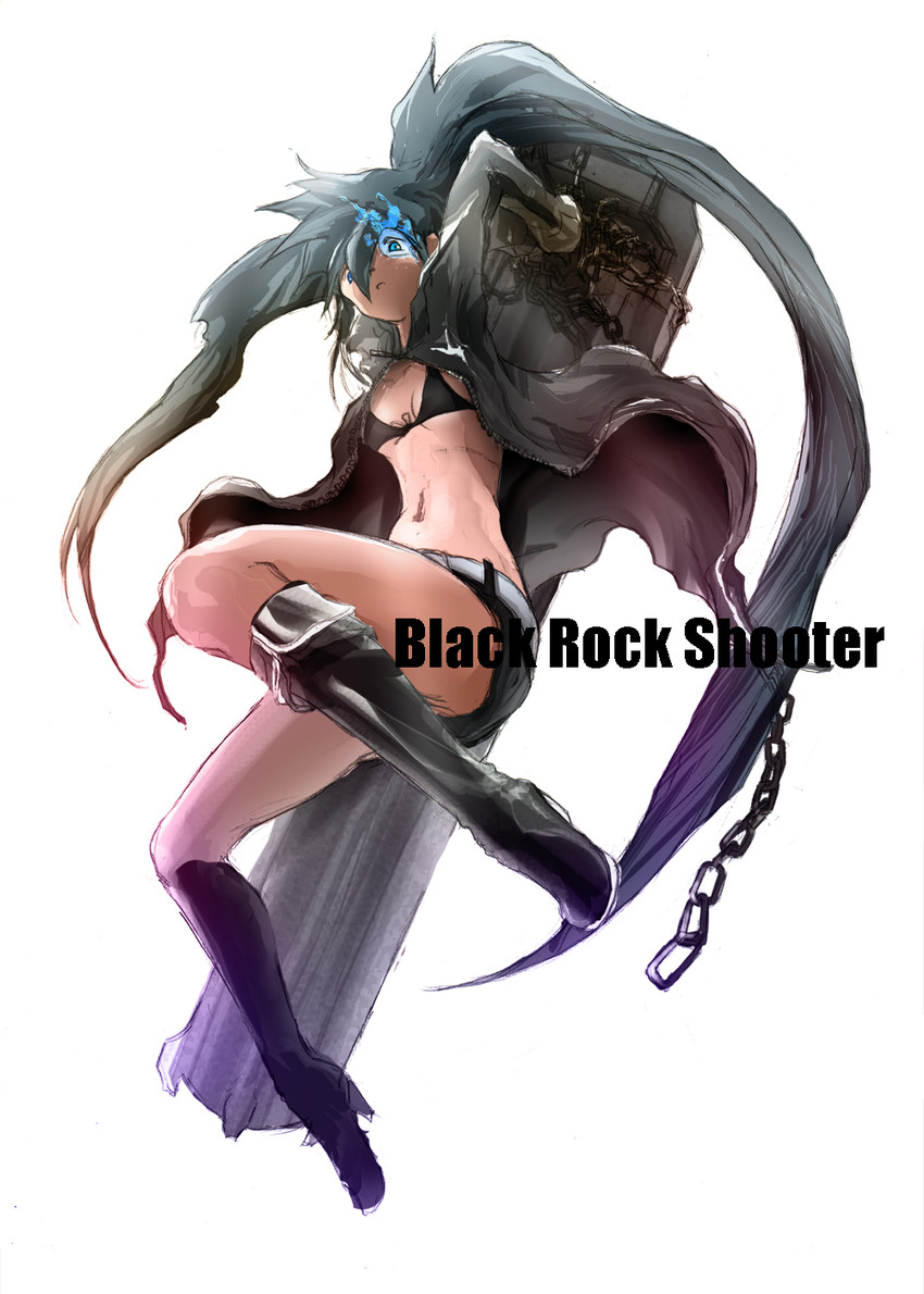 black rock shooter (black rock shooter) drawn by ron_(metropolis)