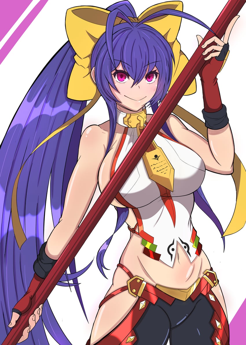 mai natsume (blazblue and 2 more) drawn by square-w
