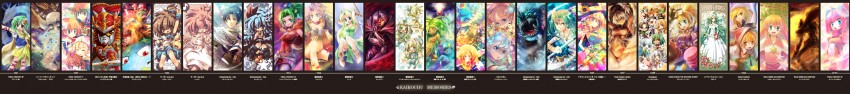terra branford, riesz, white mage, arle nadja, lenna charlotte tycoon, and 46 more (final fantasy and 28 more) drawn by arima_(arcadicauto), chimaki_(impressiveanarchy), dangomushi, edobox, kudano_tsukasa, yamadori_yoshitomo, and yuuhi_alpha