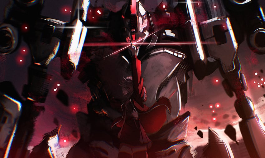 ayre and sol 644 (tengen toppa gurren lagann and 2 more) drawn by sakku_art